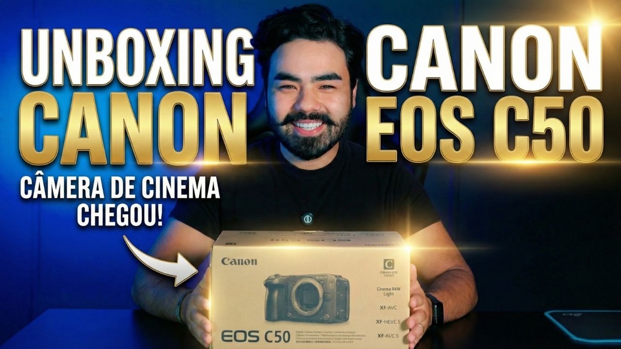 Unboxing Review - Chegou a Canon EOS C50 no Brasil!