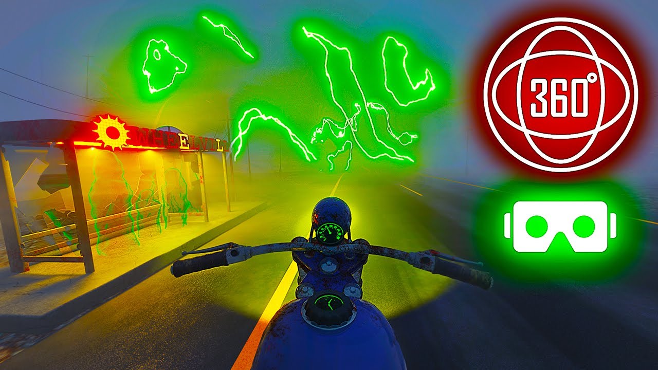 360&deg; VR Roller Coaster Mission to Save City from Monsters