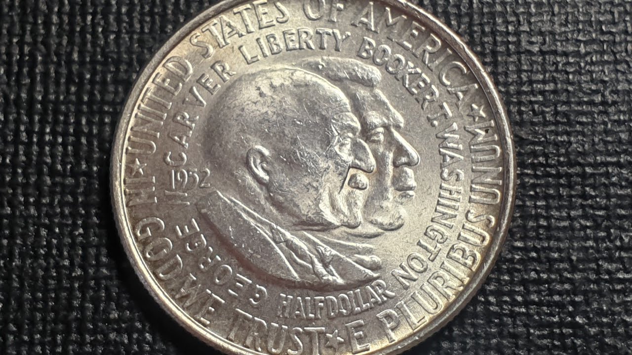 United States 1952 Booker T Washington/George Carver 1/2 Dollar values