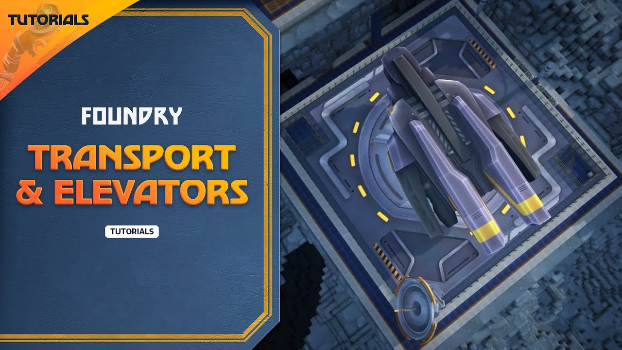 How to build a cargo ship? Or an elevator? | FOUNDRY Beginner's tutorial by 