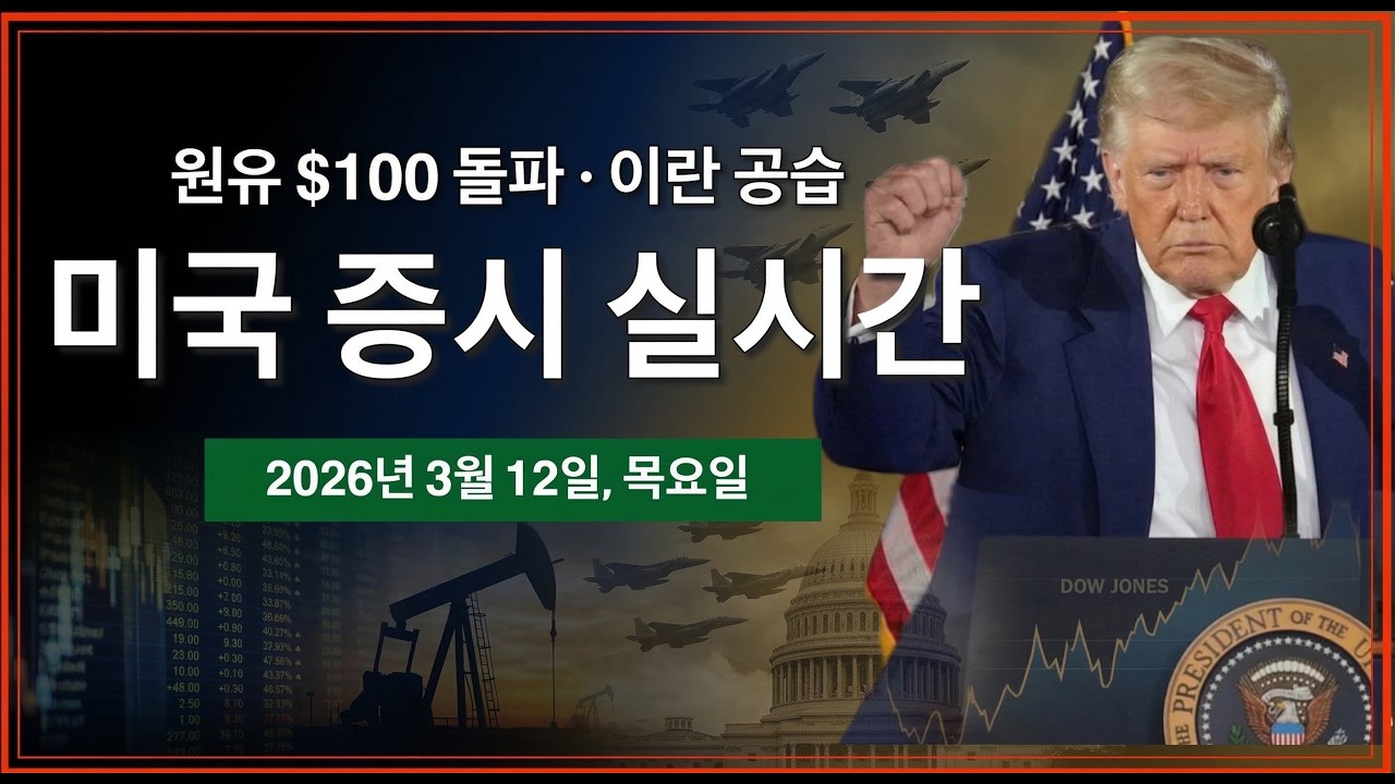(실시간) 원유 100달러 다시 돌파... 이란, 호르무즈 해협 기뢰 설치? | 전세계 전략비축유 방출 | 실적발표: 어도비 | 미국주식, 비트코인 방송