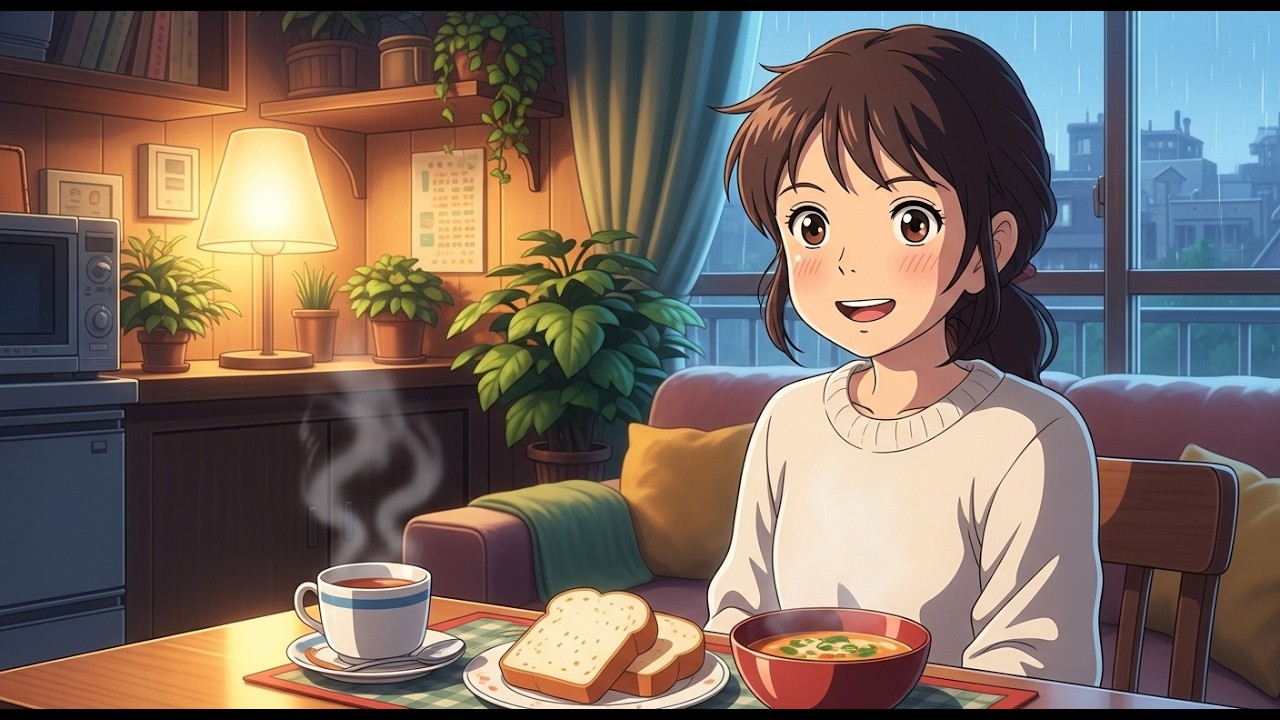 A Soft Morning in My Cozy Home | Ghibli-Style ASMR | Soft Ghibli