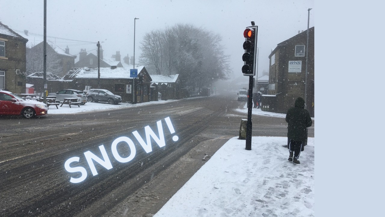 It's Snowing!