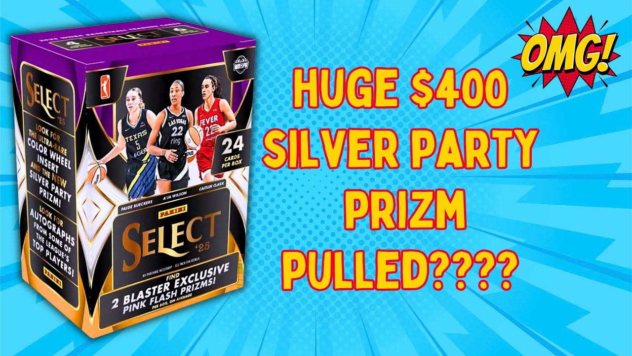 🚨 Распаковка новейшей коллекции WNBA от Panini 🚨 Бластер-бокс 2025 Select 🔥 Вытащил Silver Party ...