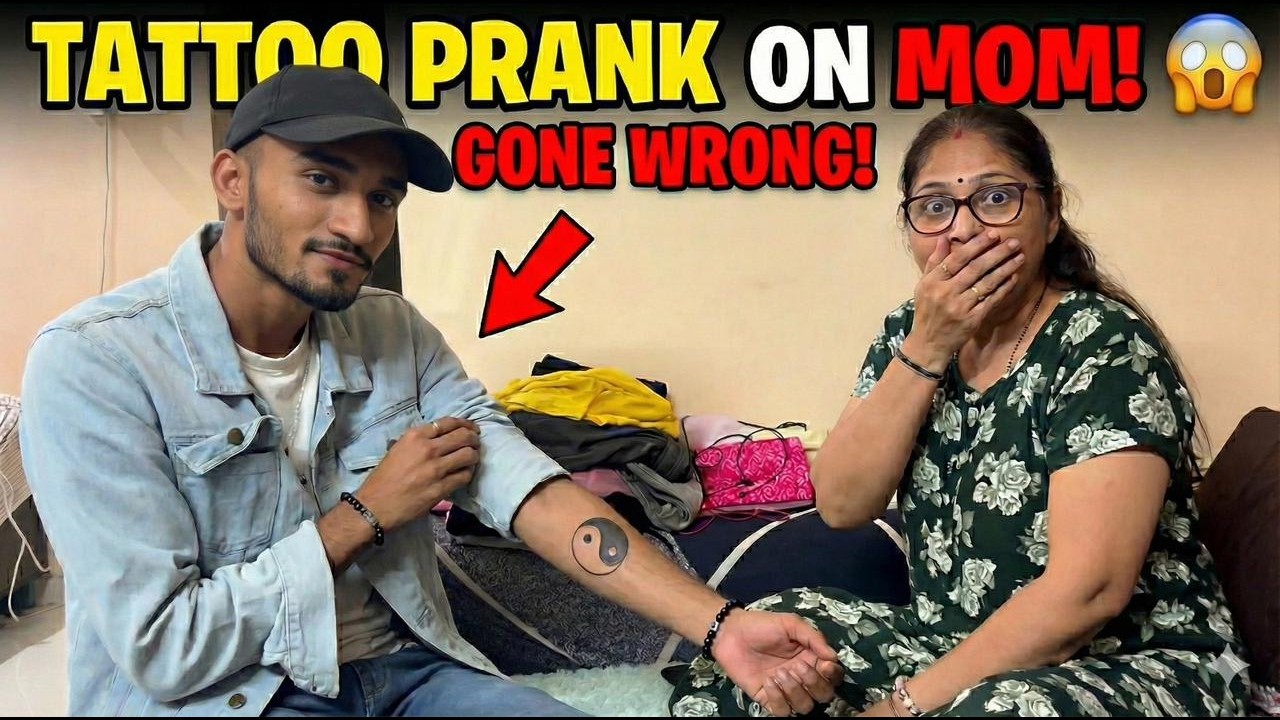 What Happens When You PRANK Your Indian Mom With a TATTOO ? 