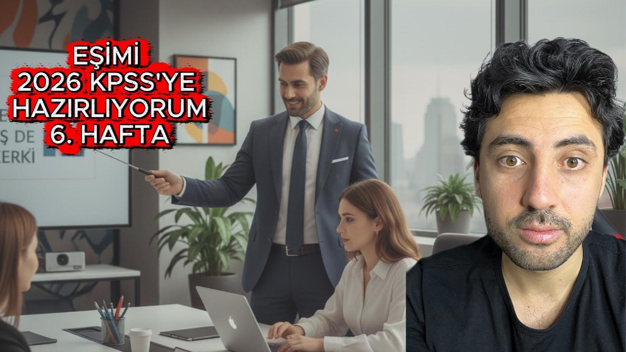 KPSS TÜRKİYE 40.SI OLARAK EŞİMİ 2026 KPSS'YE HAZIRLIYORUM 6. HAFTA VLOGLARI