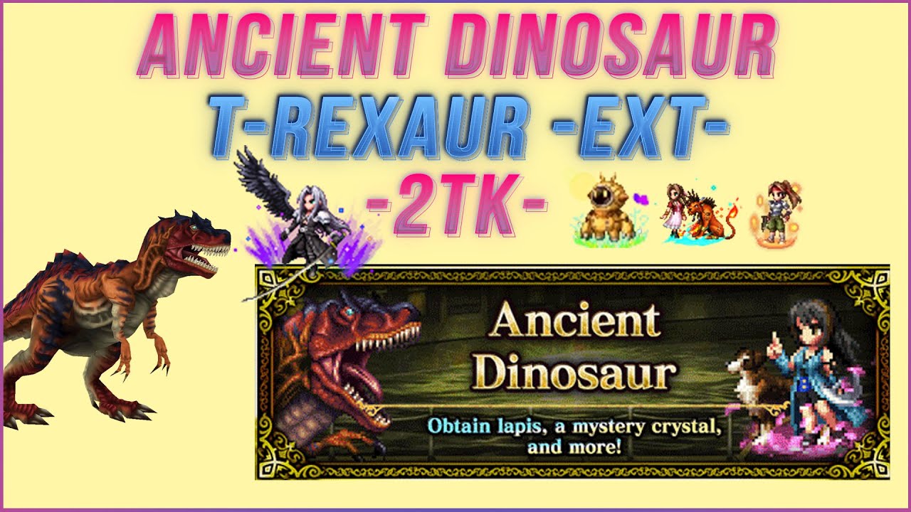 FFBE T-Rexaur EXT [Sephiroth/ALL Mission]