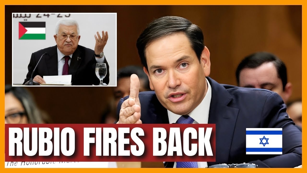 Rubio DESTROYS Anti-Israel Lies at Press Conference &mdash; STANDS With Israel