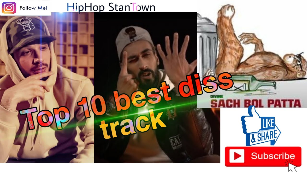 Top 10 best diss track in desi hip hop[2020]