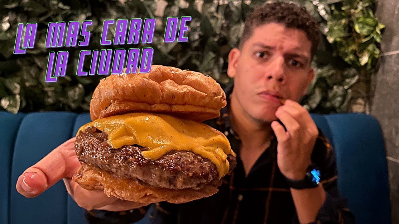 Probando la HAMBURGUESA mas CARA de BARRANQUILLA 😱 Colombia
