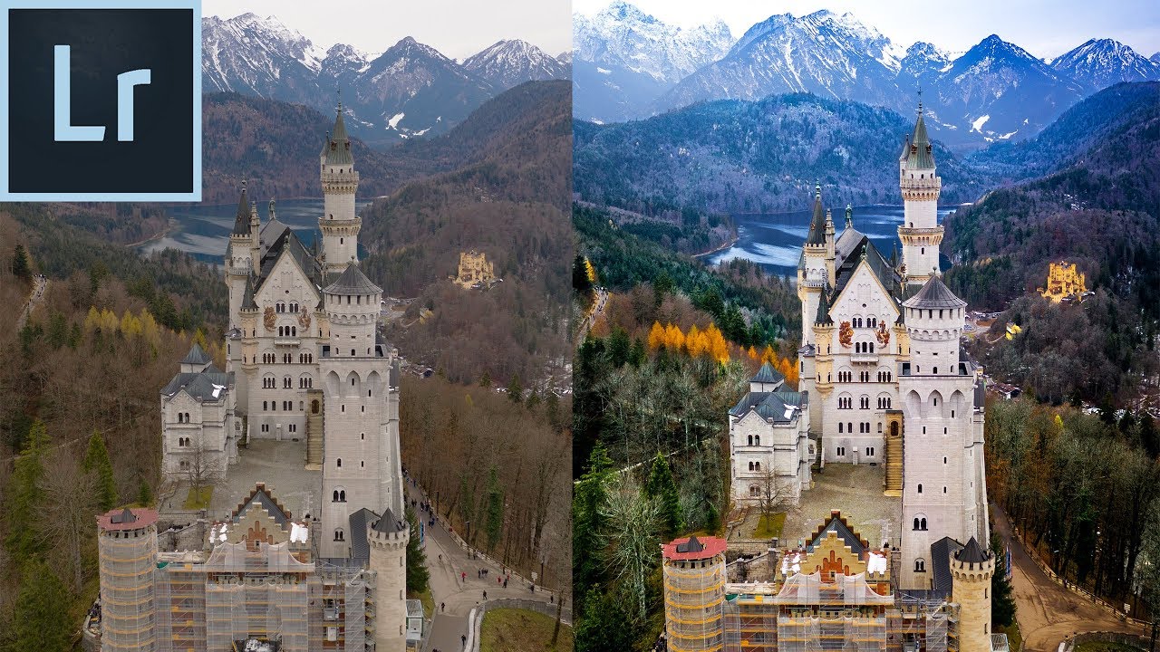 Редактирование фотографий замка на дроне Mavic 2 Pro (с возможностью загрузки) - Урок по созданию...