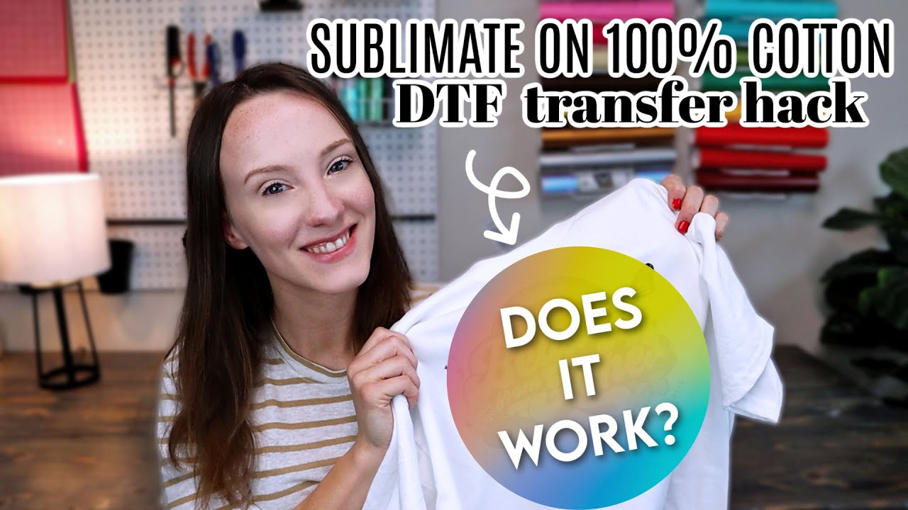 Сублимация на 100% хлопке | Лайфхак с DTF-переносом! Работает ли он?