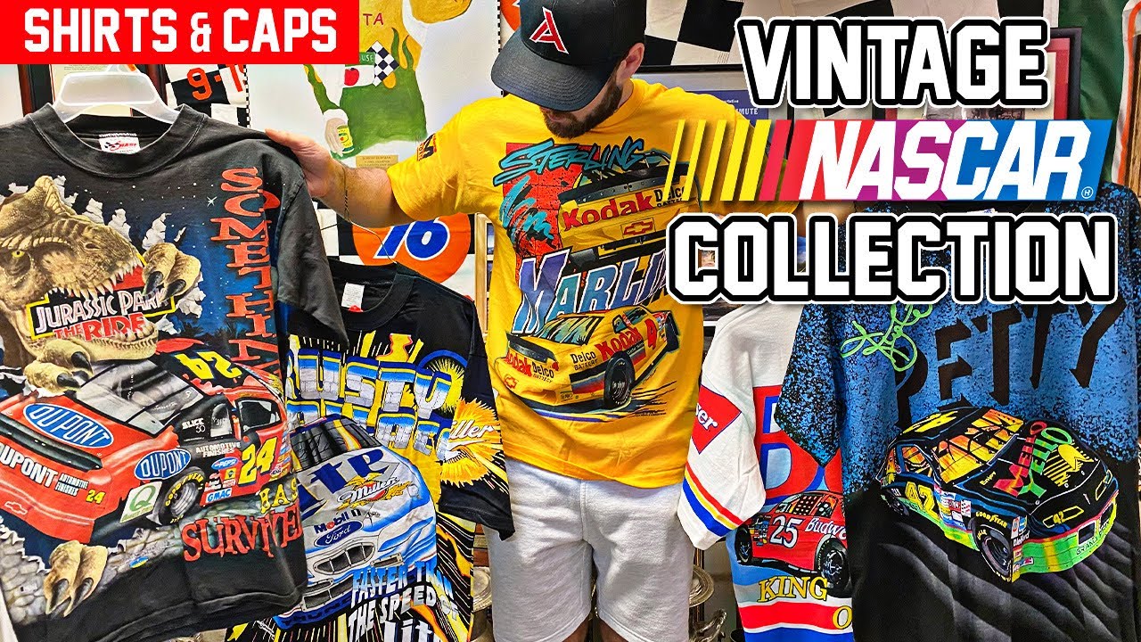 VINTAGE NASCAR COLLECTION HATS & SHIRTS | 80s 90s & 2000’s