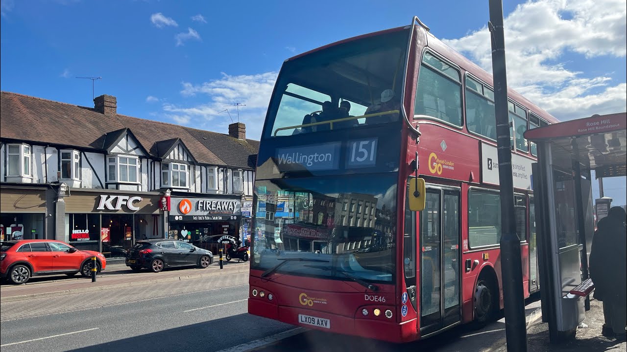 *Kickdown + Fast Driver* Journey on Route 151 | London General (LX09AXV DOE46)