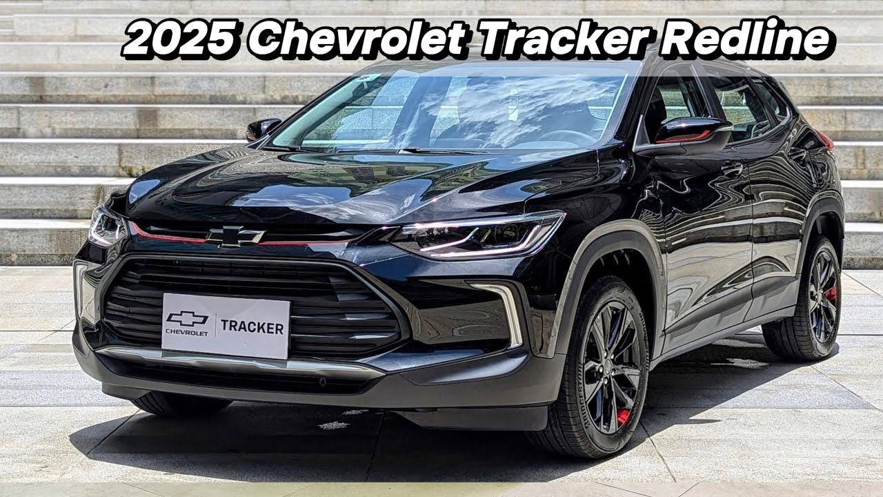 Chevrolet Tracker Redline 2025 Black Review Interior And Exterior