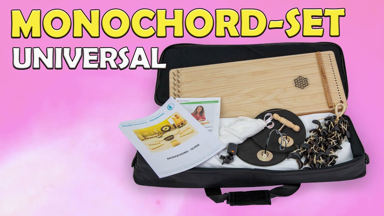 Monochord Relax-Set Universal - Alles für Klangmassage, Therapie, Pflege & Klangreisen