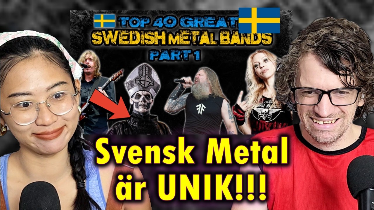 Our Reaction to Top 40 Greatest Swedish Metal Bands Of All Time!