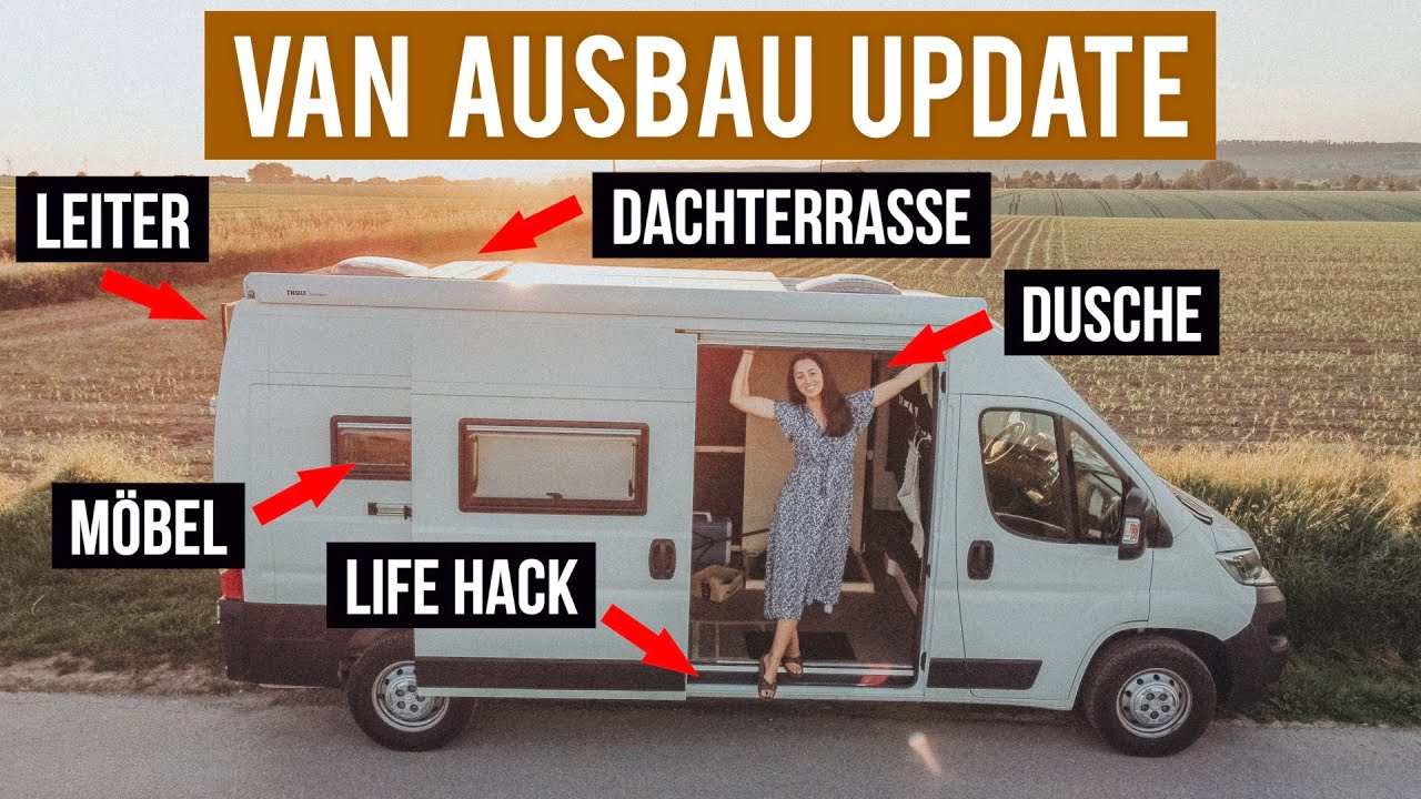 XXL UPDATE vom VAN: Dusche, Küche,.. + Tipps & Tricks für den Ausbau ∙ DIY Camper Selbstausbau #12