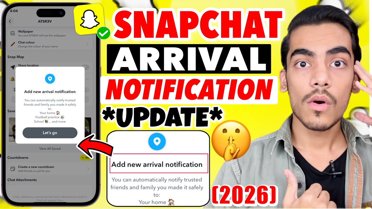 Snapchat New Update Arrival Notification | Best Snapchat Feature For Girls | Snapchat New Feature