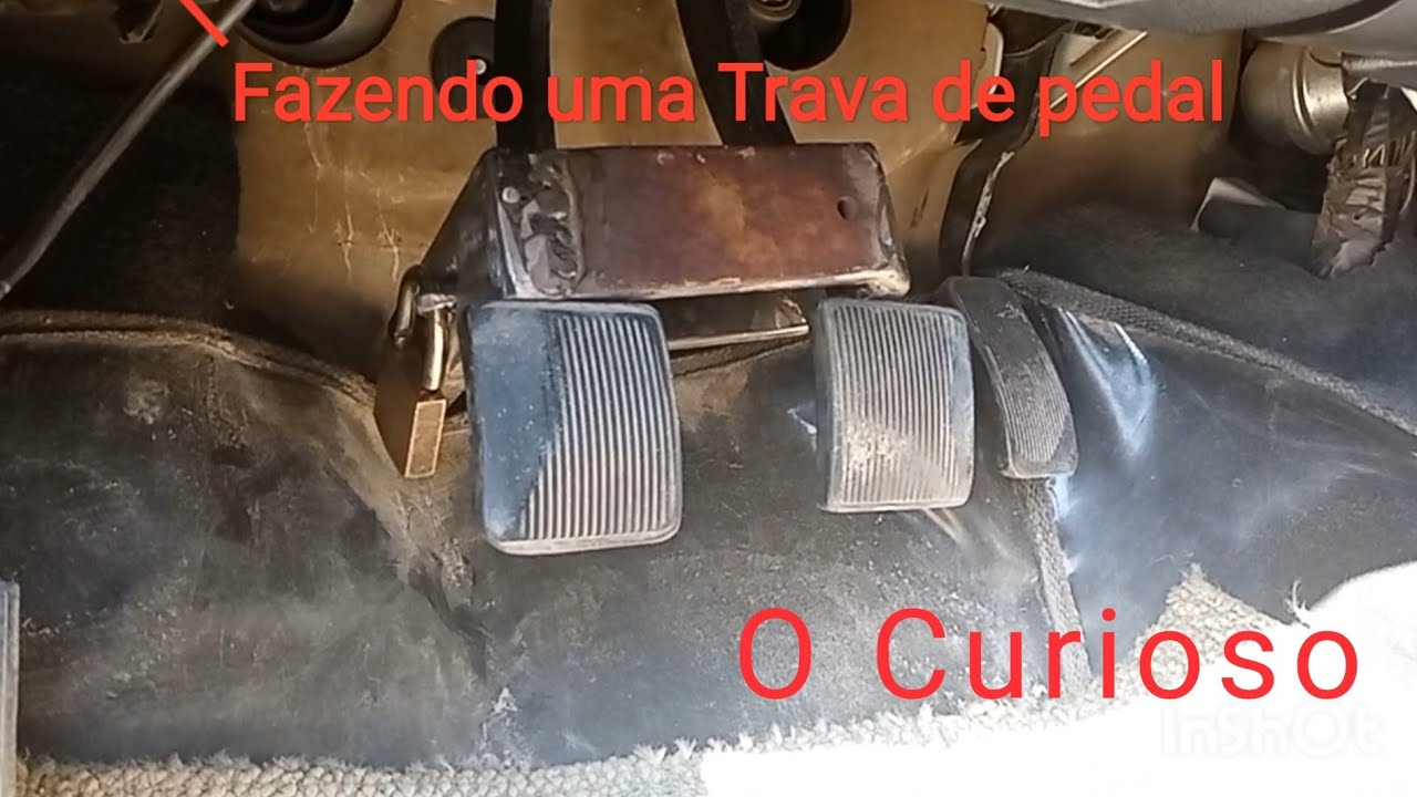 Fazendo uma trava de pedal sob medida