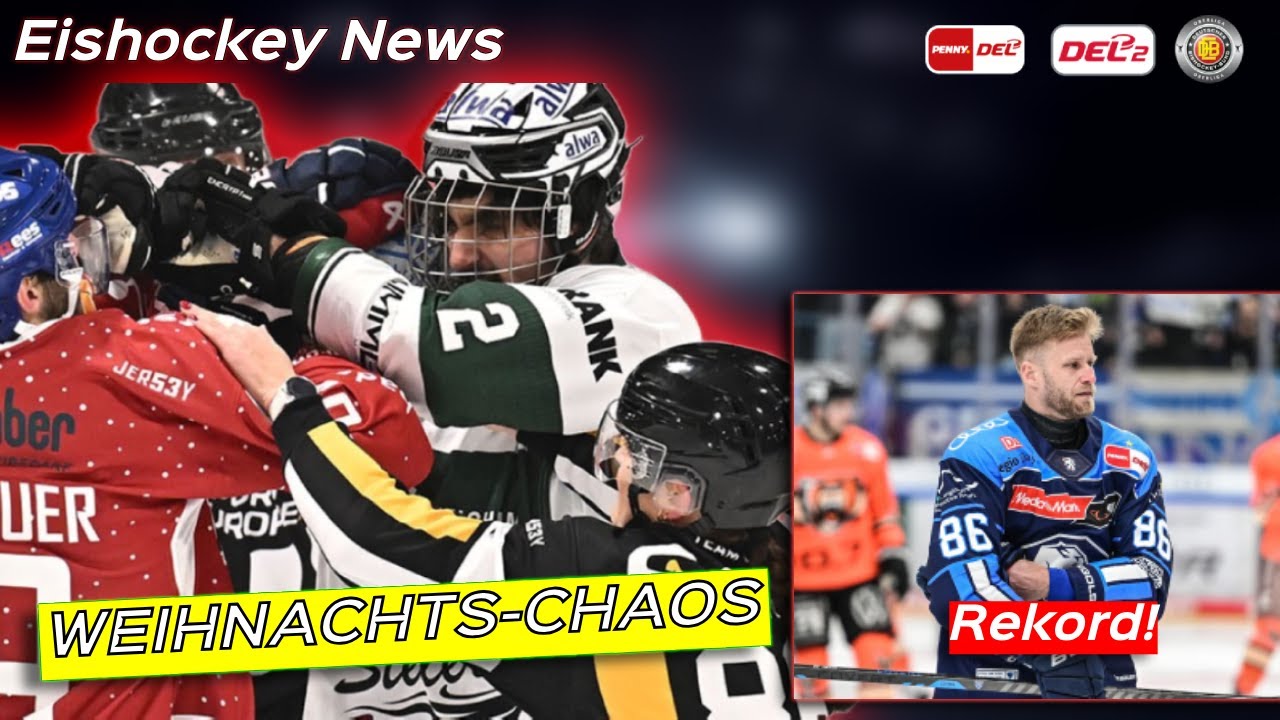 DEL eskaliert an Weihnachten - Strafen, Rekorde & Drama I DEL & DEL2 & Oberliga | 010