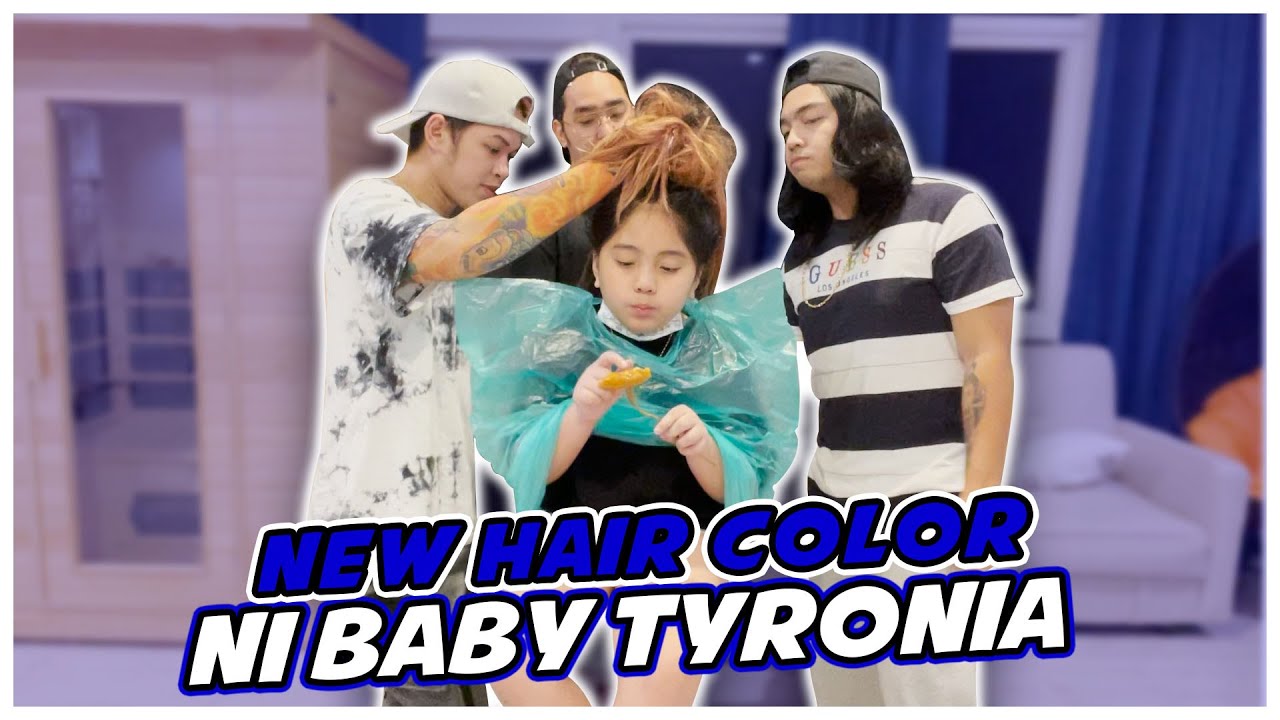 KINULAYAN NAMIN ANG BUHOK NI TYRONIA