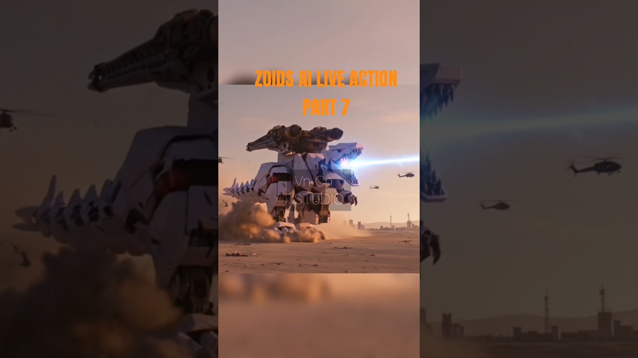 Zoids AI live Action Part 7 #linkinpark #nostalgia #zoids #robot
