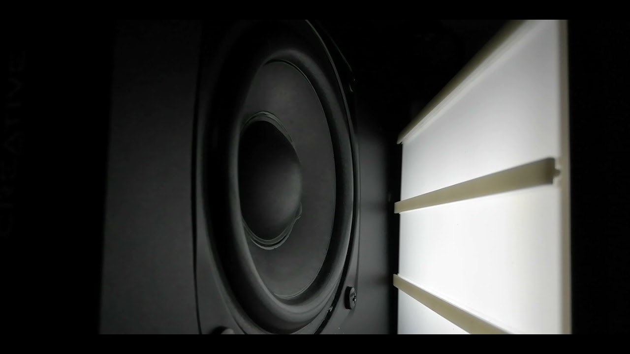 Bass test creative A120 subwoofer