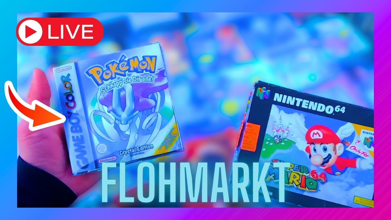 Das SELTENSTE POKEMON SPIEL auf dem Flohmarkt gefunden! 🤯🔥