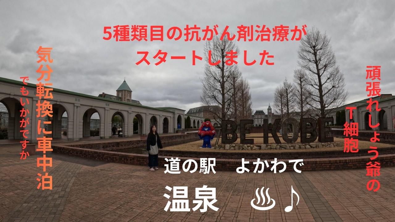 『第５次抗がん剤治療』がスタートしました気分転換に車中泊旅