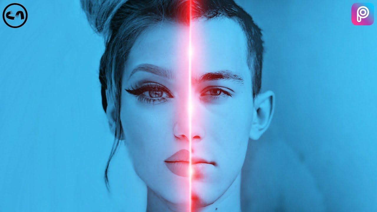 Half Men Half Women - Picsart Photo Editing