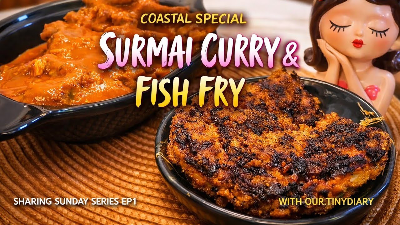 Sunday Special Seafood Meal 😍 Surmai Curry & Bangda Fry + Traditional Kitchen Habits 🌿👩‍🍳