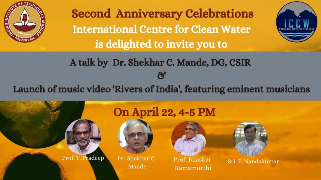 ICCW Second Anniversary Celebration & Music Video Launch of Rivers of India