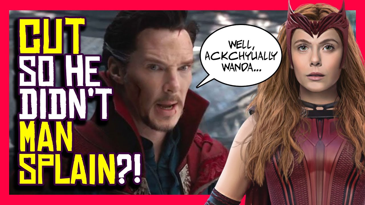Doctor Strange CUT from WandaVision So a WHITE MALE Didn't MANSPLAIN to Wanda?!