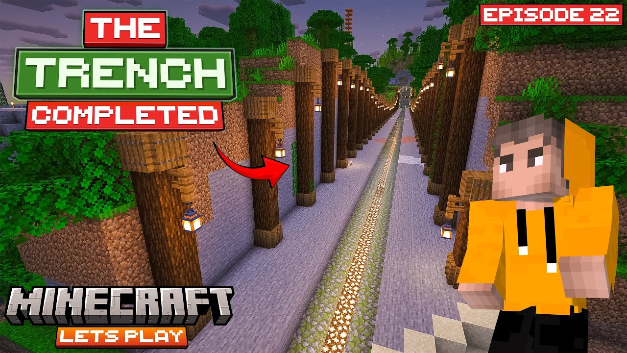 THE TRENCH COMPLETED | Minecraft Lets Play | THE COSMIC BOY