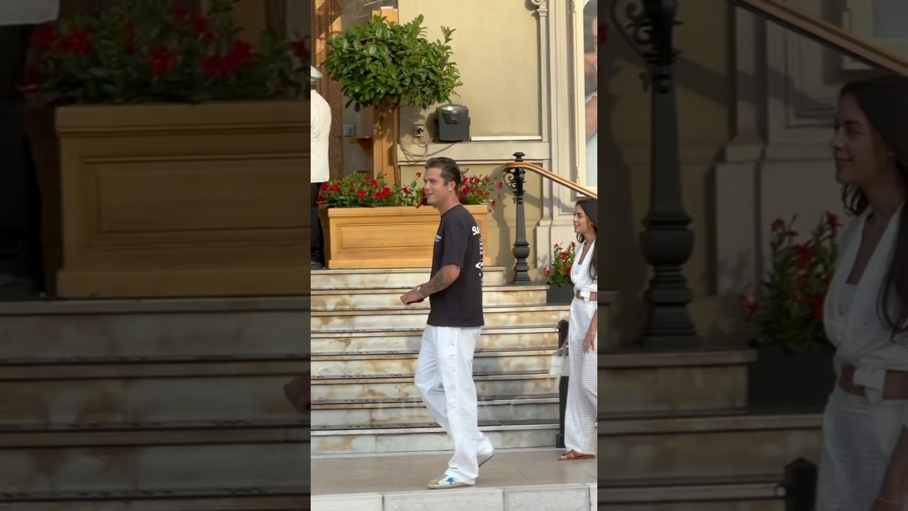 Donze at Montecarlo Casino with his New Car 