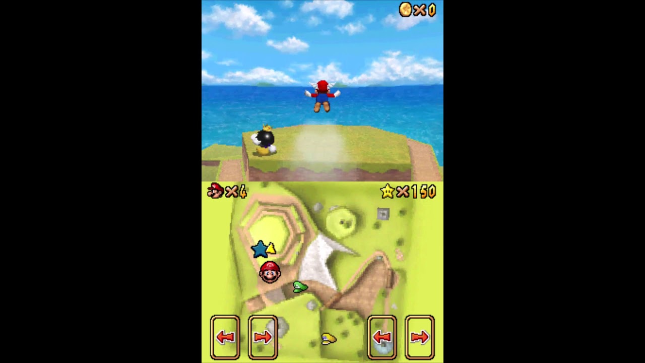 [TAS] SM64DS Bob-Omb Battlefield Big Bob-Omb On The Summit Slopeless%