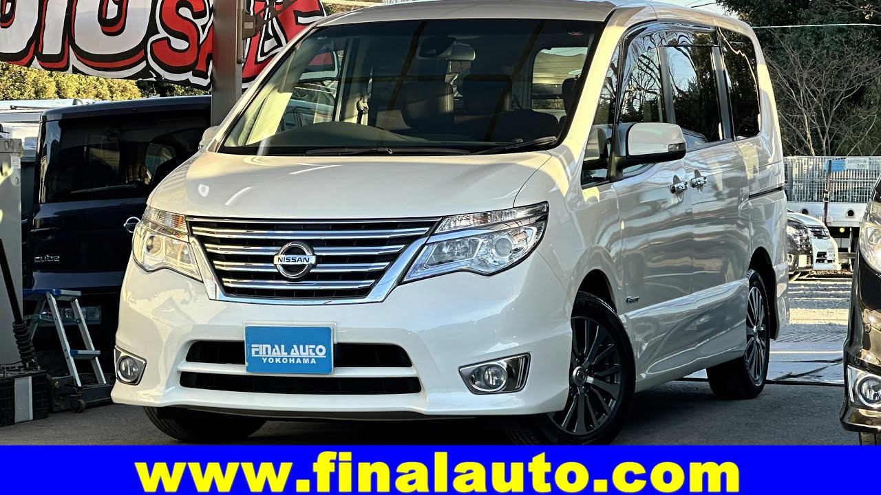 ﾆｯｻﾝ ｾﾚﾅ ﾊｲｳｪｲｽﾀｰ S-HYBRID ｴﾏﾌﾞﾚ 26年式 検7年8月 84,094km ﾌﾞﾘﾘｱﾝﾄﾎﾜｲﾄﾊﾟｰﾙ 78万円