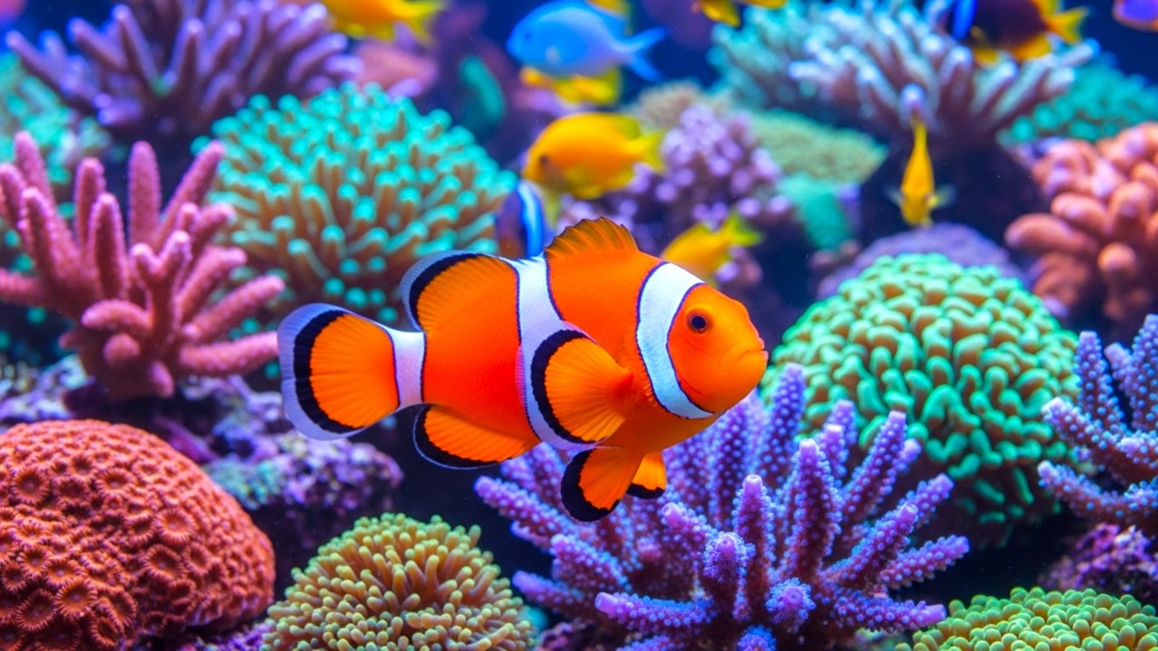 The Best 4K Aquarium - Dive Into The Mesmerizing Underwater Realm, Sea Jellyfish, Coral Reefs #8