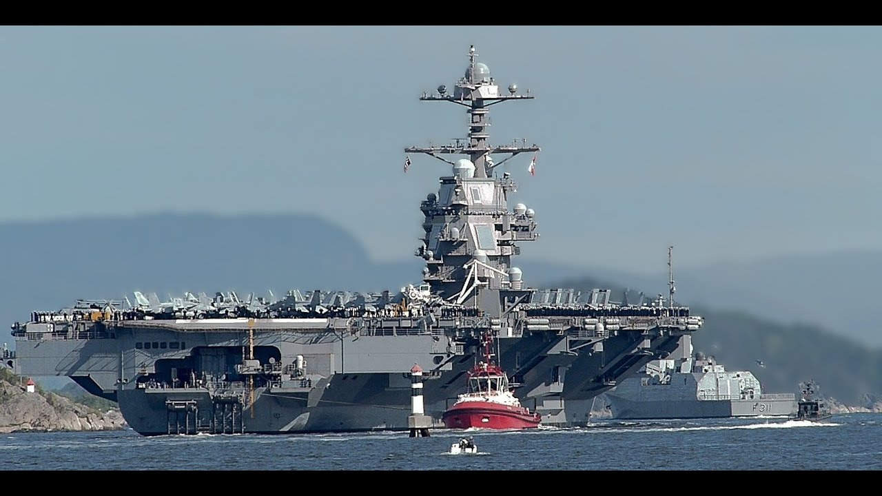 USS Gerald R. Ford visits Norway May 2023