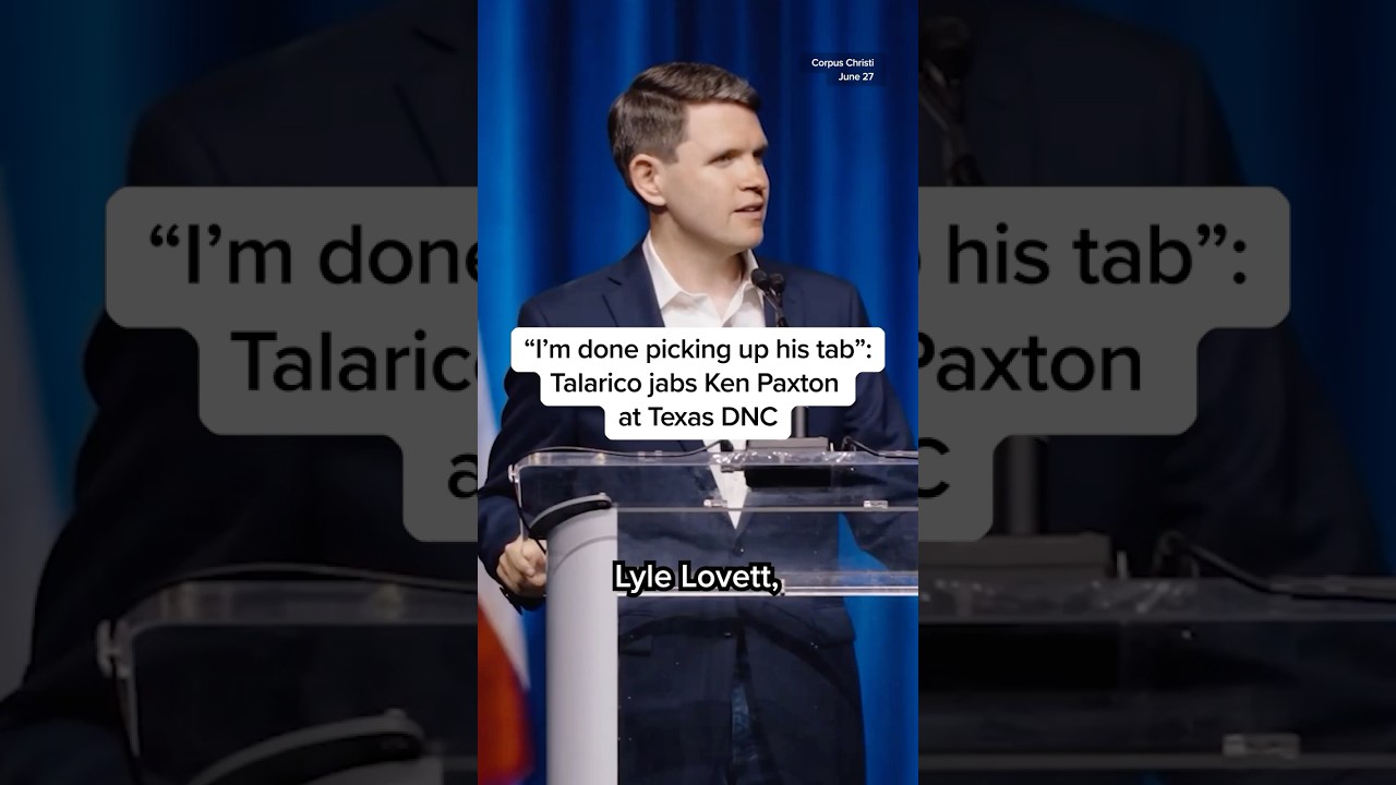 'I'm done picking up his tab': Talarico jabs Ken Paxton at Texas DNC