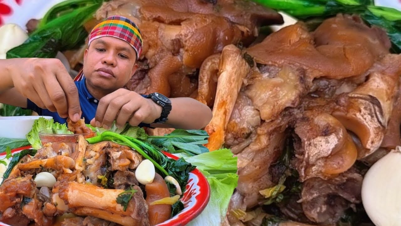 ขาหมูขากิขาหมูพะโล้กับซีฟู๊ดแซ่บๆกับจ่ากวางครับพี่น้อง