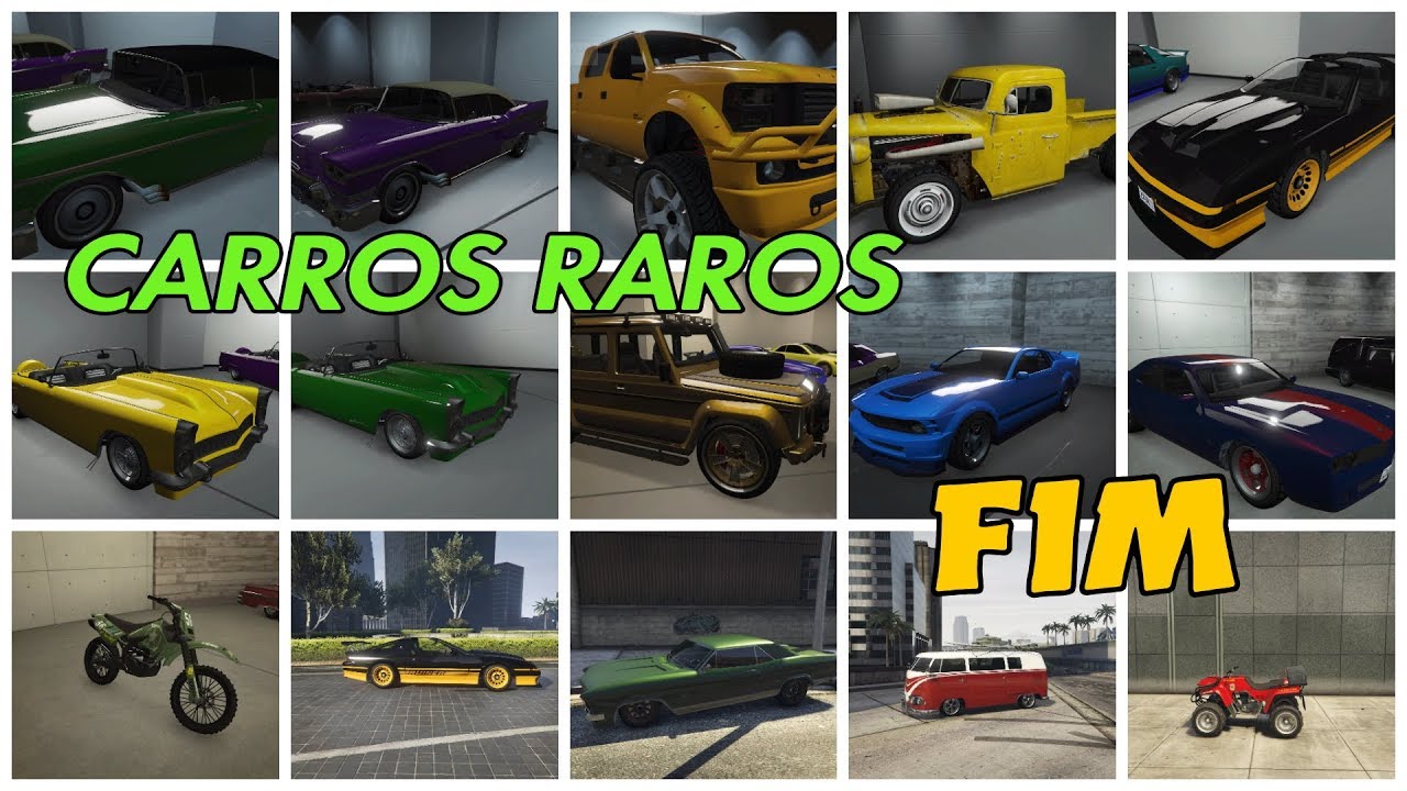 GTA V 🔥  LOCALIZAÇÃO DE MAIS DE 40 CARROS FINAL 🔥