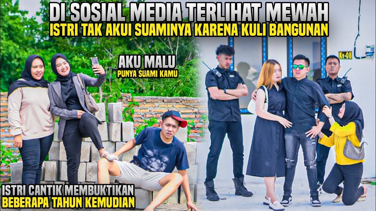 SANG ISTRI DISOSIAL MEDIA TERLIHAT MEWAH TEGA TAK AKUI SUAMINYA YANG HANYA KERJA KULI!! Tapi lihat..