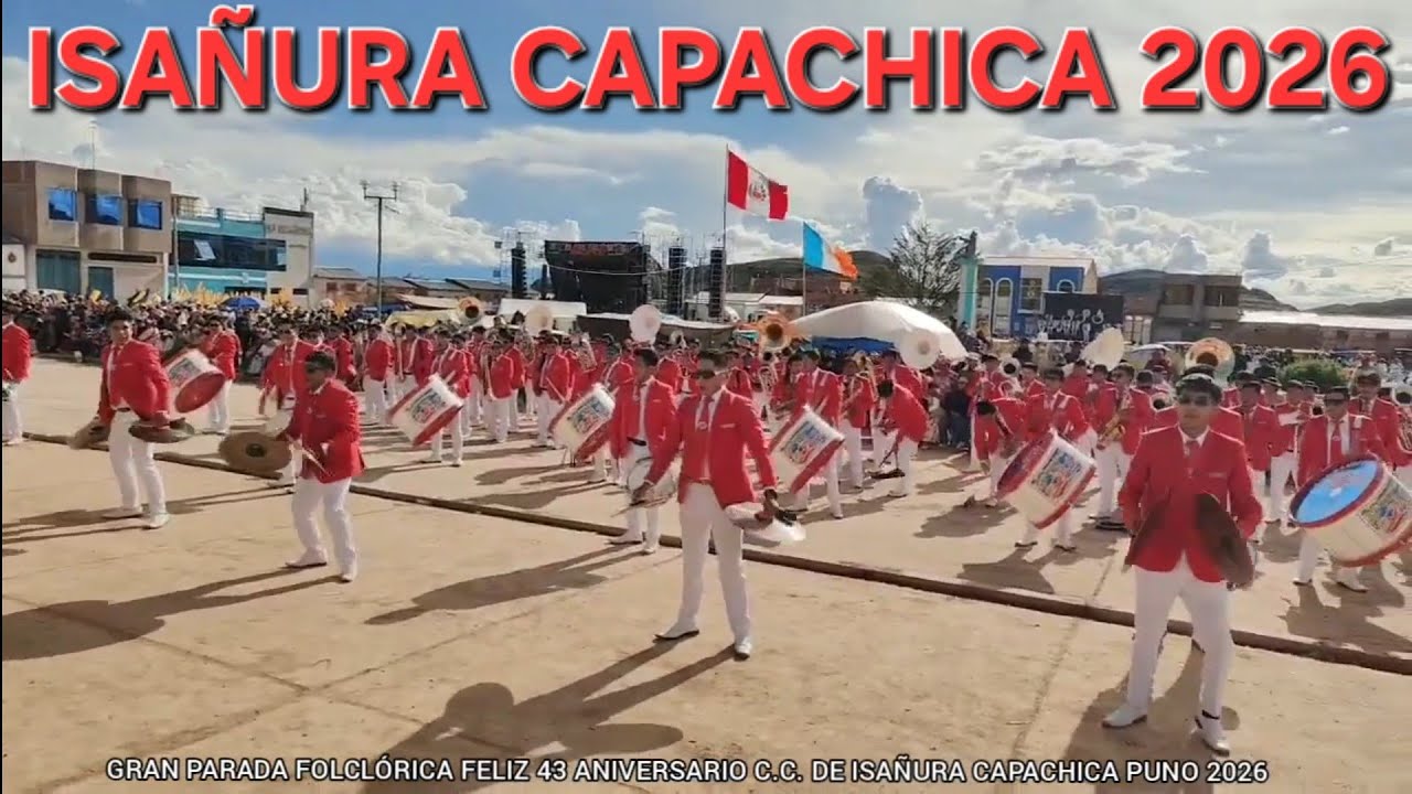 MI PERÚ - GRAN PARADA FOLCLÓRICA FELIZ 43 ANIVERSARIO C.C. DE ISAÑURA CAPACHICA PUNO PERÚ 2026