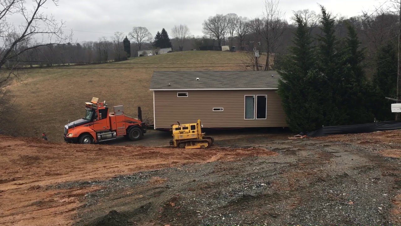 Delivering a double-wide in the Mountains Part-1