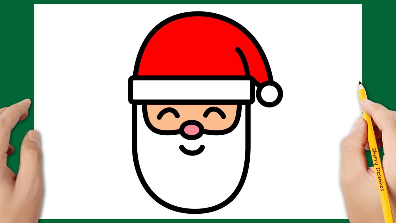 COMO DESENHAR PAPAI NOEL F&Aacute;CIL | DESENHO DE NATAL