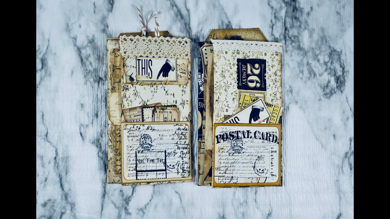 Easy one page wonder.  Junk journal ephemera holder