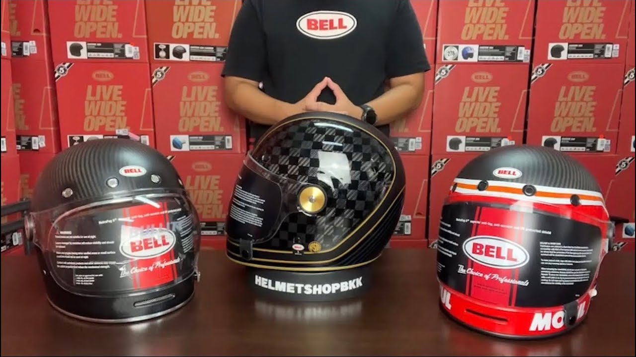 [Helmetshopbkk] Review รีวิวหมวกกันน็อค ตัวTOP BELL BULLITT CARBON