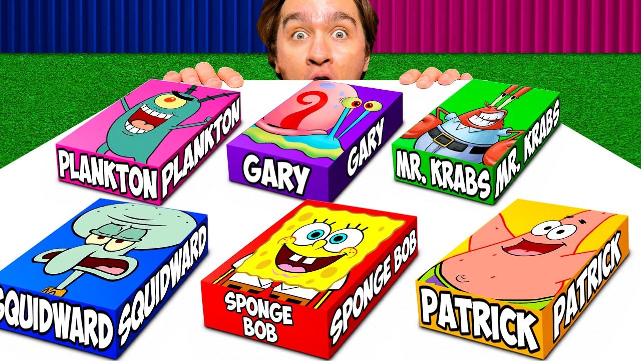 НЕ ОТКРЫВАЙ LEGO НАБОРЫ SPONGEBOB в 3 ЧАСА НОЧИ!
